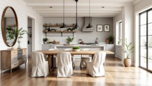 modern farmhouse interior