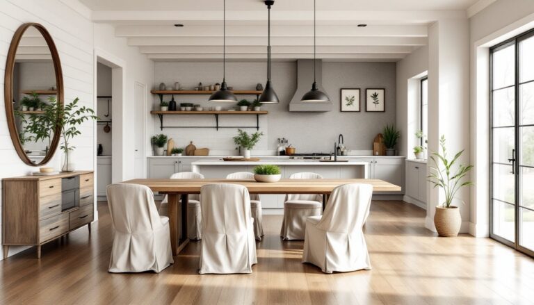 modern farmhouse interior