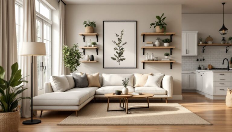 modern farmhouse inside