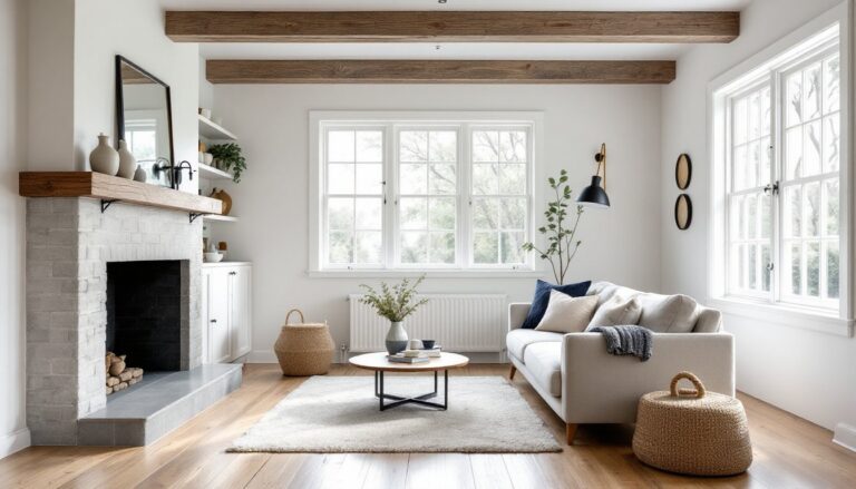 modern farm house inside