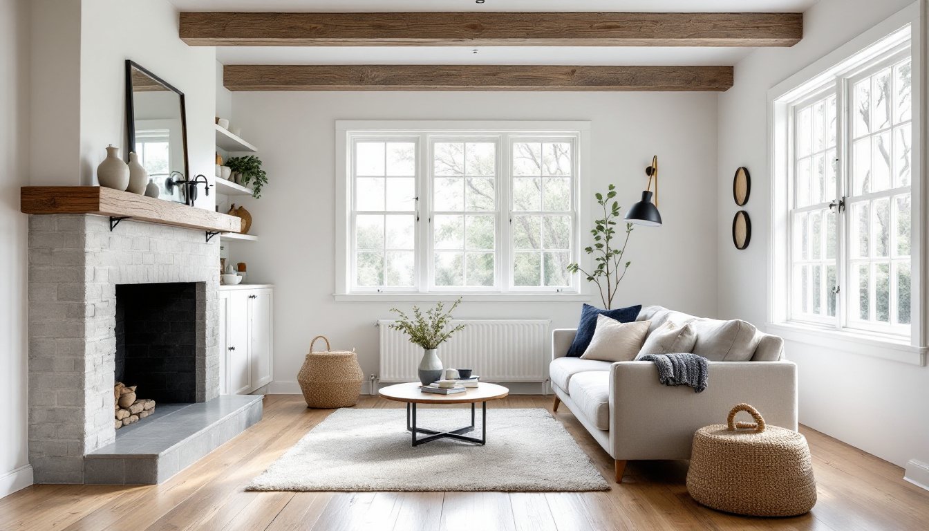 modern farm house inside