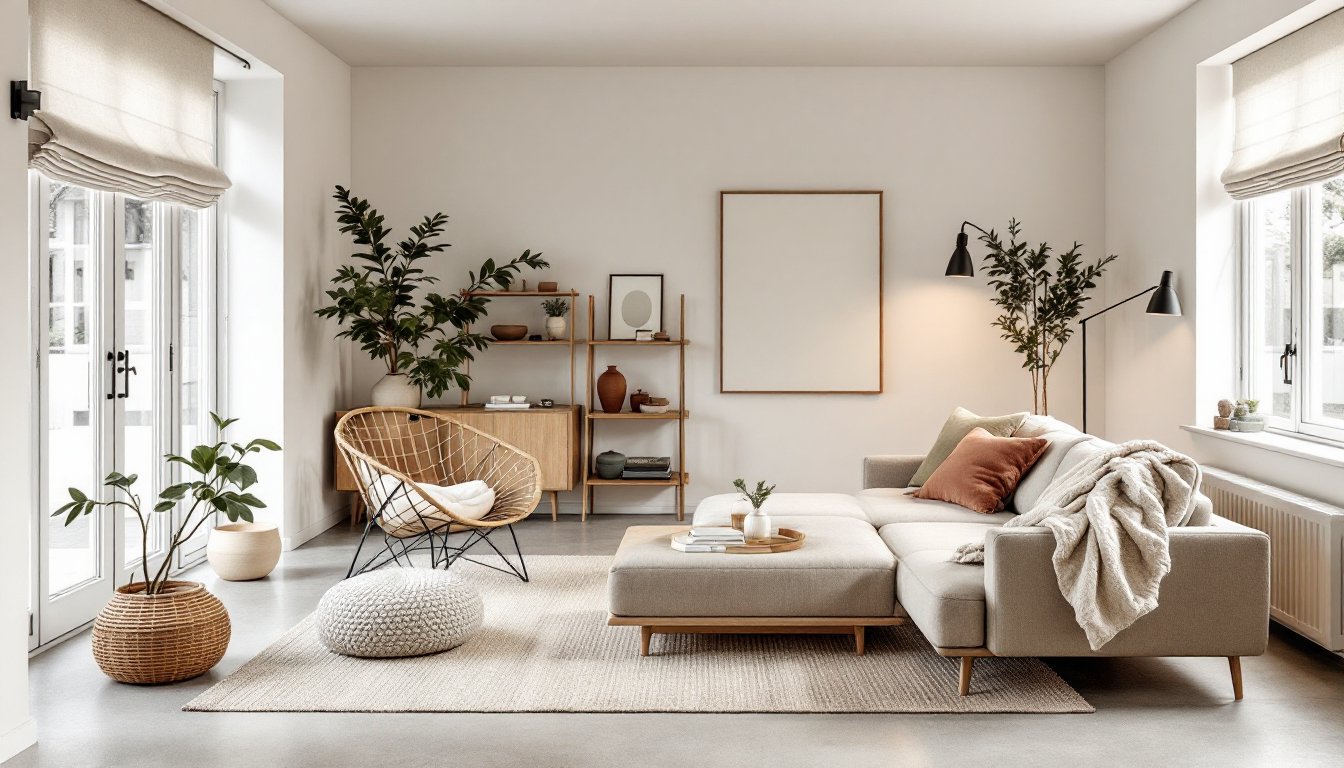 warm minimalist interior design
