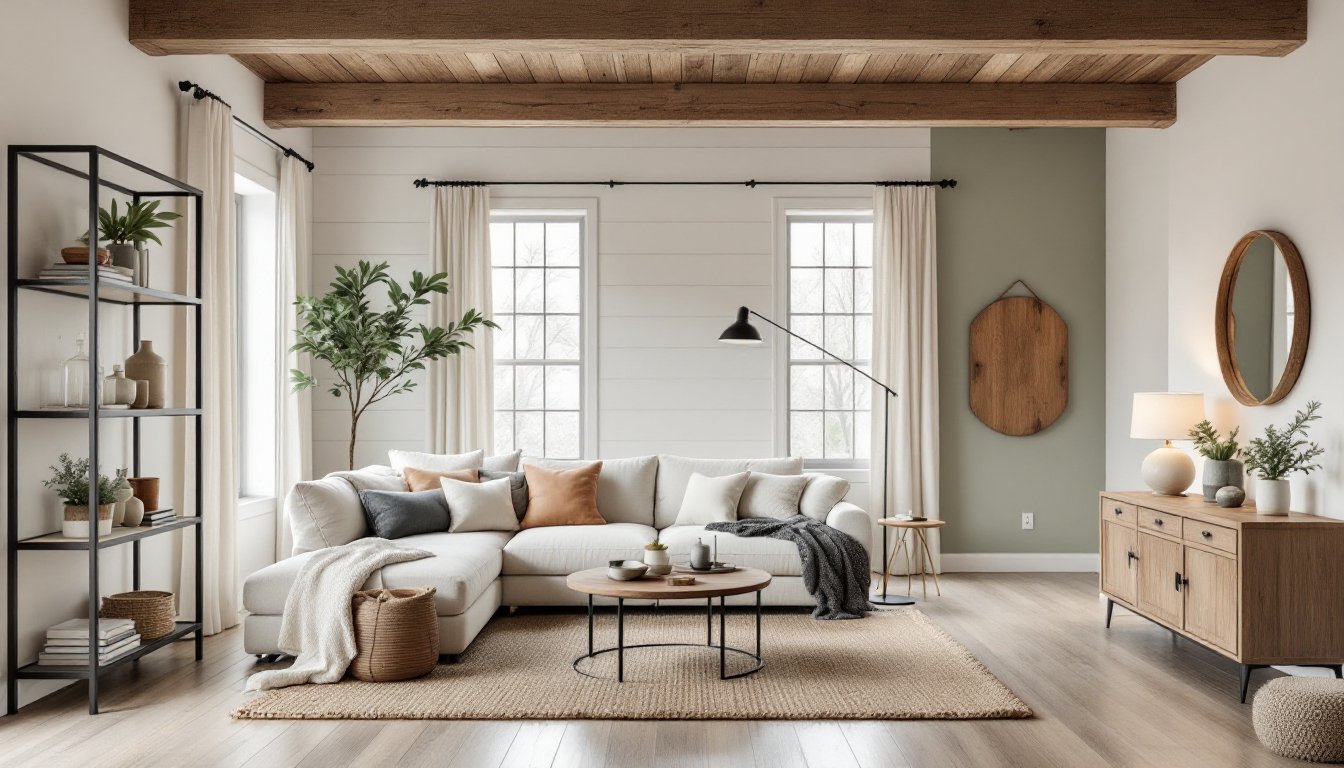 farmhouse and modern decor